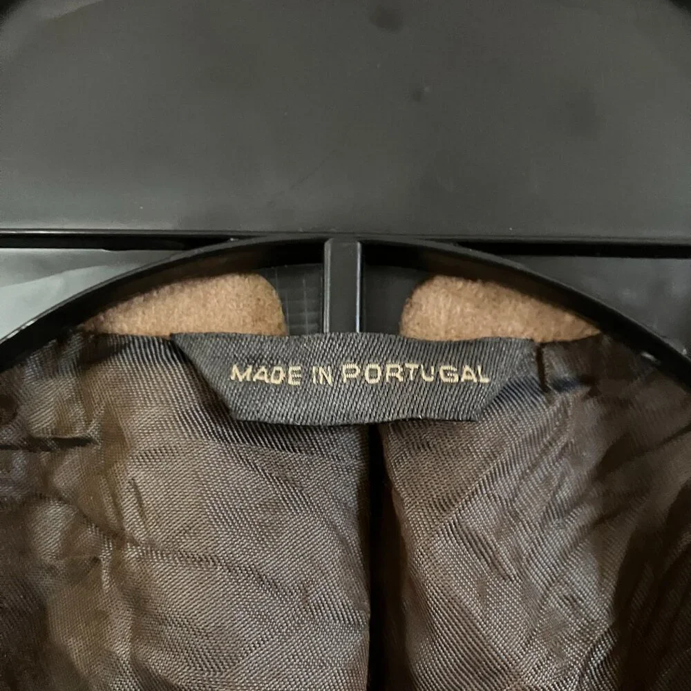 Banana Republic Mens Vintage Y2K 100% Camel Hair Jacket Size 42R Beige AN EXC